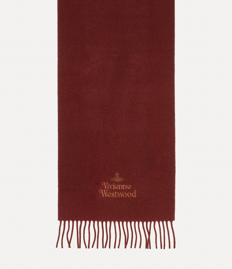 Vivienne Westwood EMBROIDERED LOGO SCARF outlook