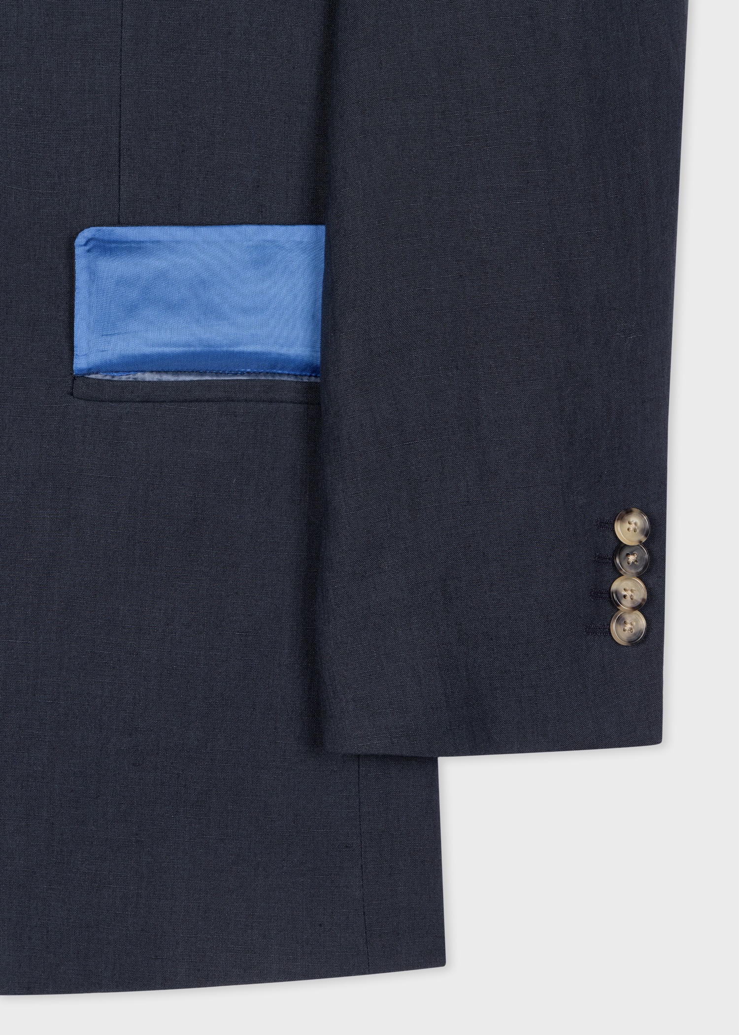 Linen Buggy-Lined Blazer - 4