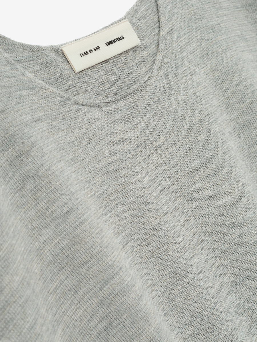 Merino Long Sleeve Crewneck Sweater - 3