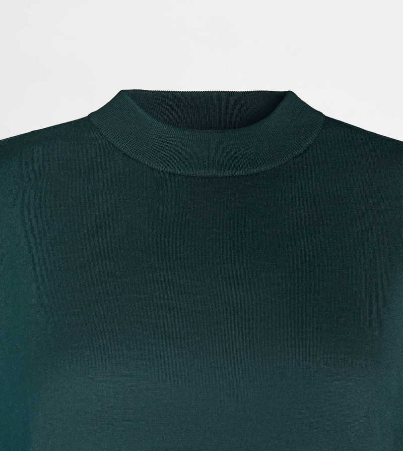 Tod's PULLOVER IN SILK - GREEN outlook