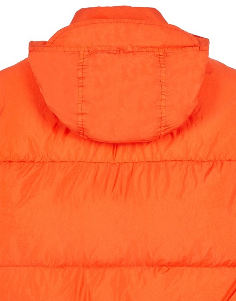 G0423 GARMENT DYED CRINKLE REPS RECYCLED NYLON DOWN LOBSTER RED 4