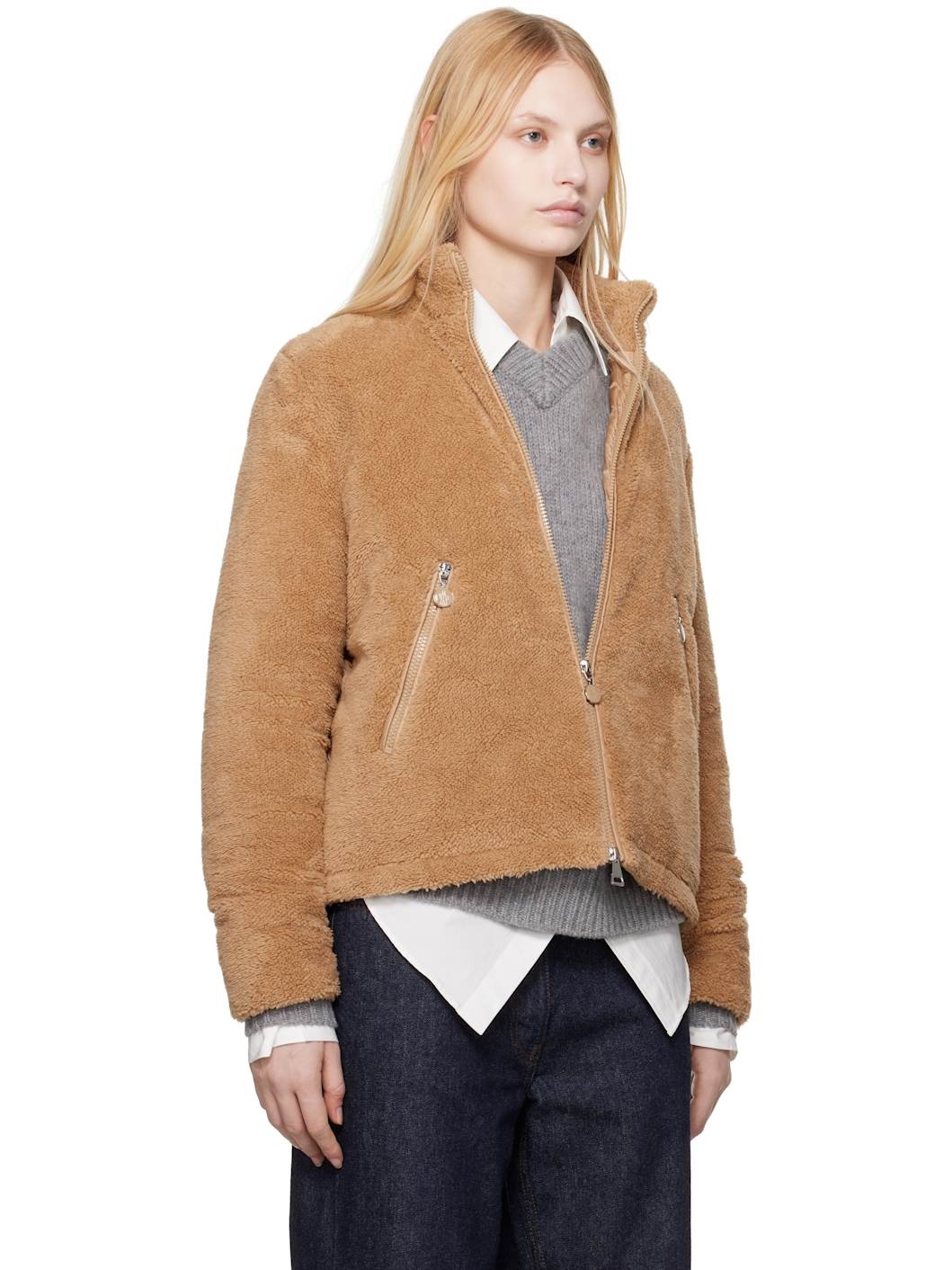 Tan Polignac Teddy Down Jacket - 2
