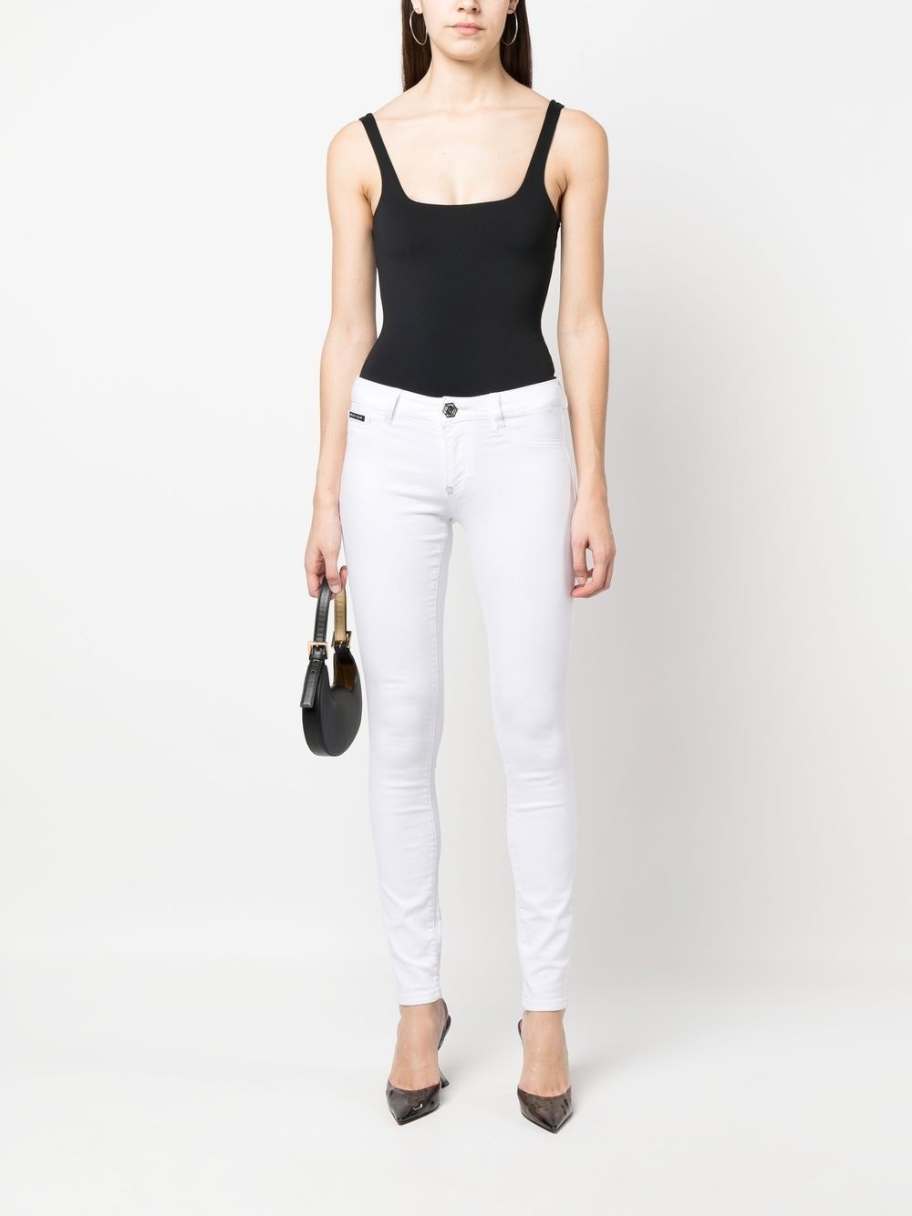 high-rise skinny-cut jeans - 2