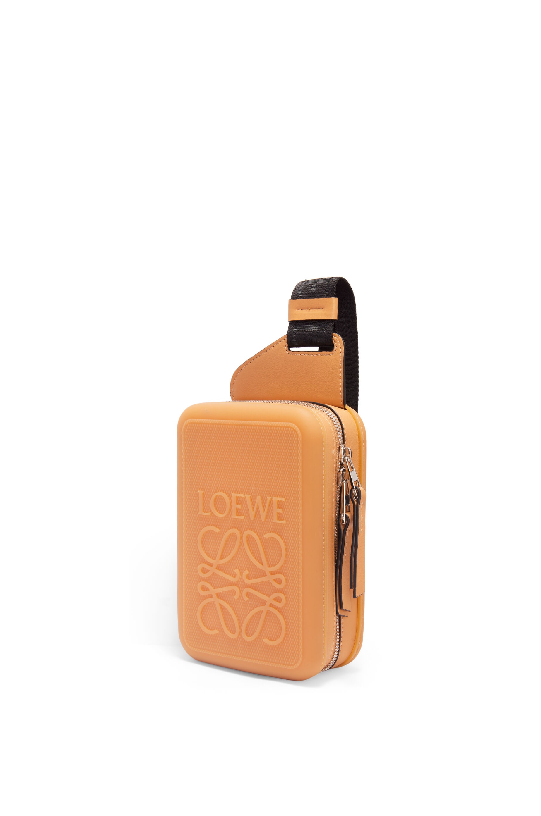 Molded Sling in diamond rubber and calfskin - 2