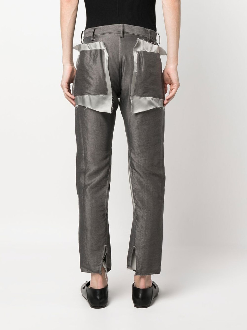 slim cut-out trousers 4