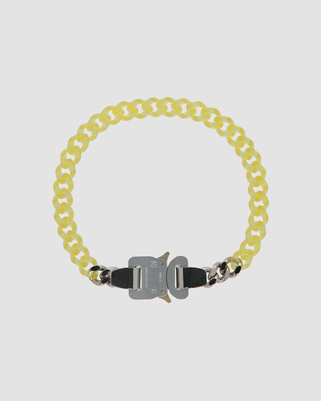 NYLON AND METAL CHAIN NECKLACE - 1