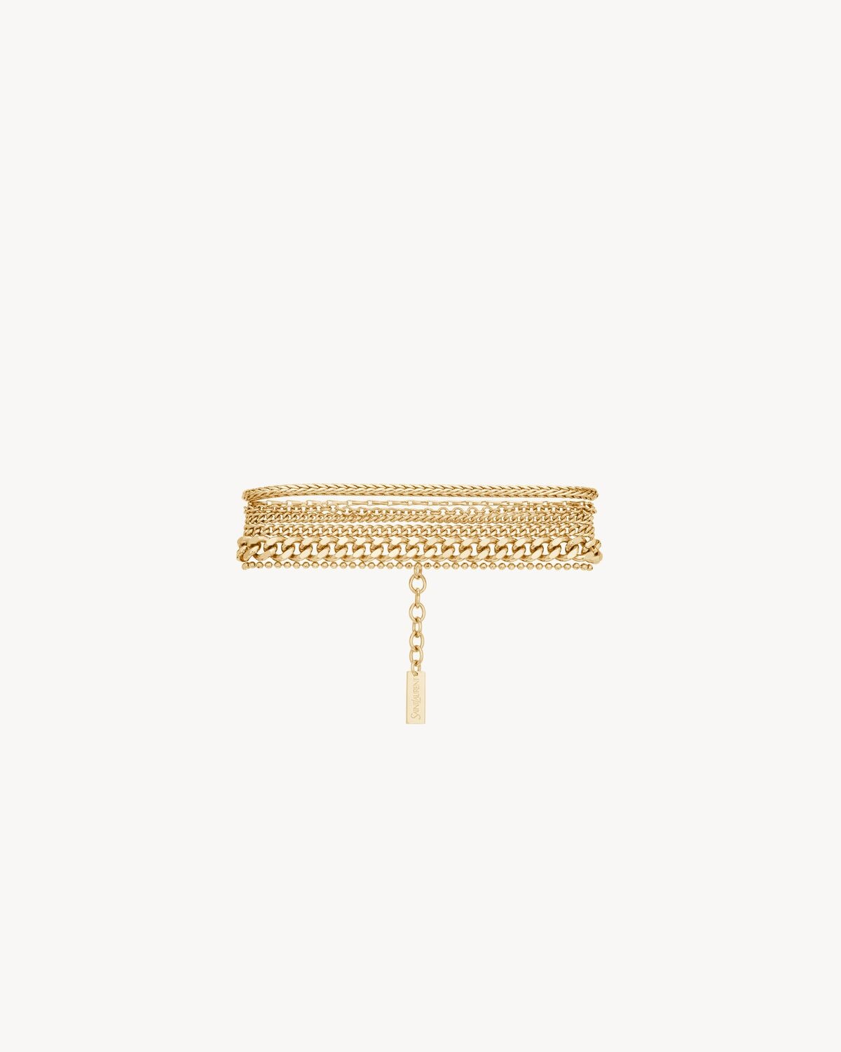 MULTI-CHAIN BRACELET IN 18K YELLOW GOLD - 2