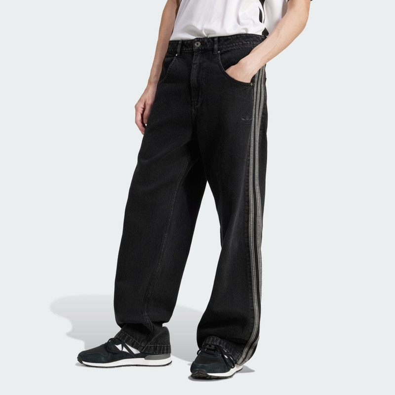 adidas Adicolor Denim Firebird Pants outlook