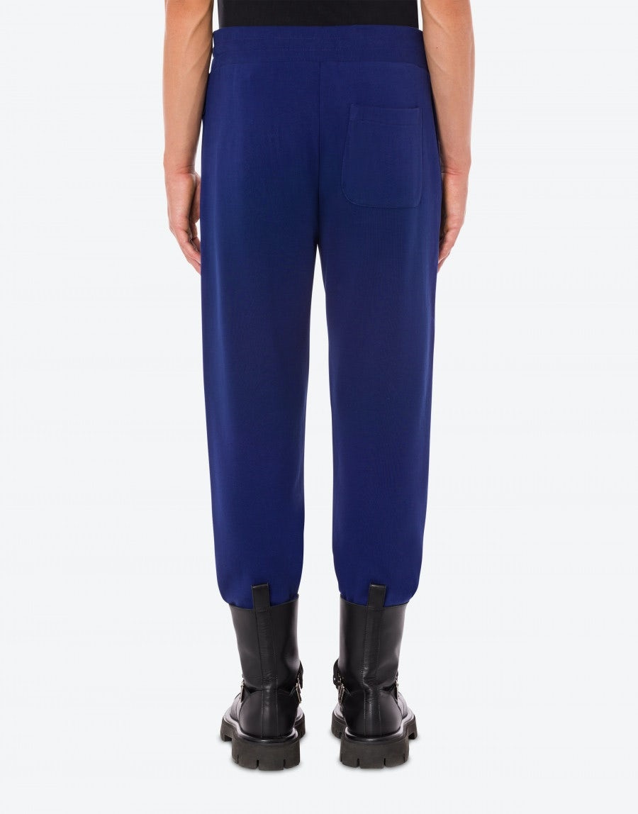 MOSCHINO COUTURE ORGANIC FLEECE JOGGERS - 3