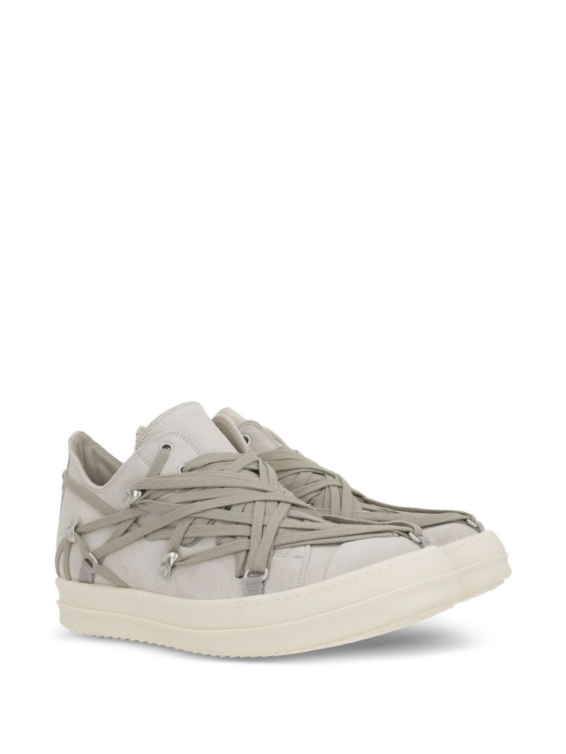Rick Owens leather sneakers outlook