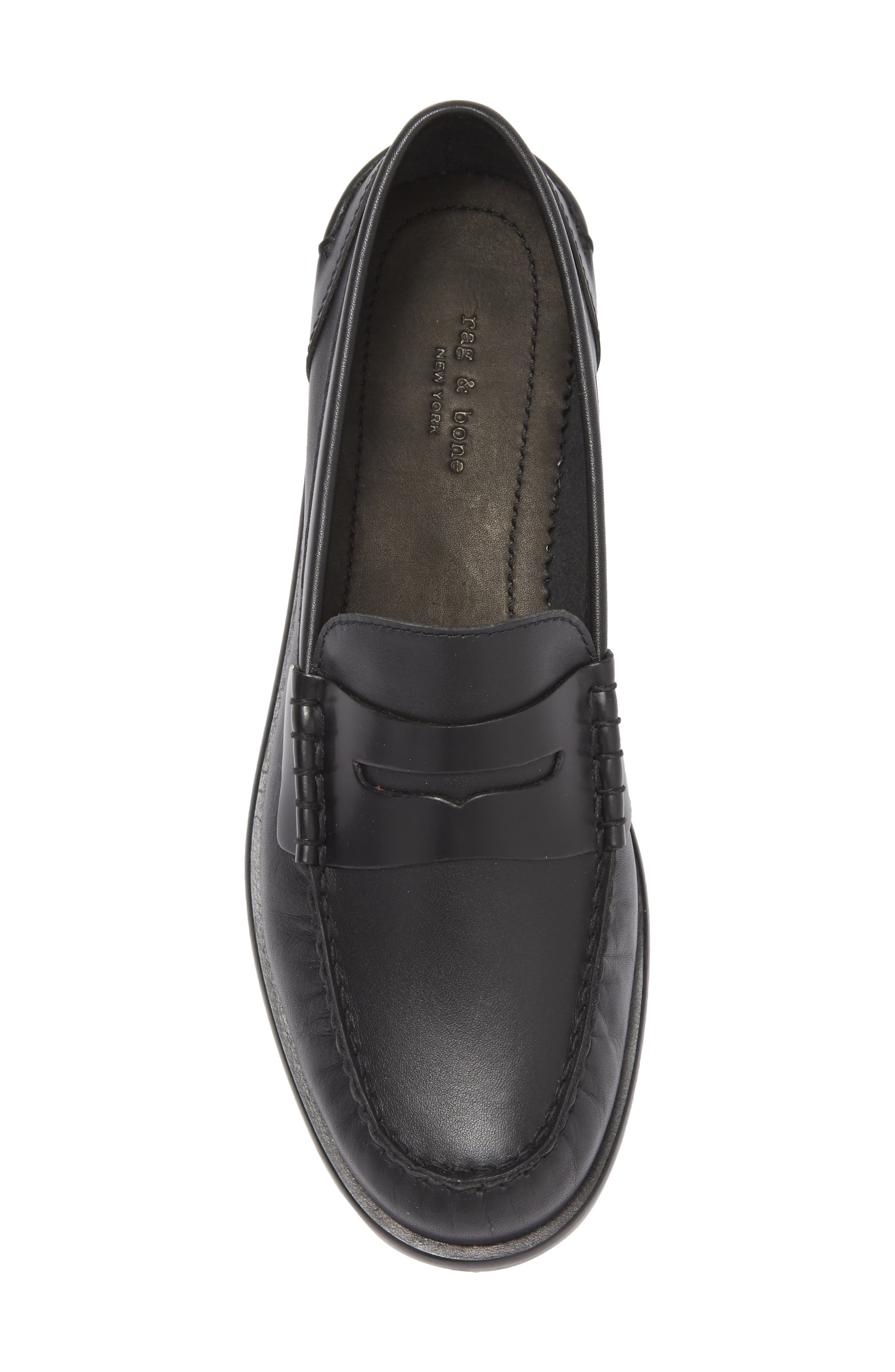 rag & bone Carter Penny Loafer in Blk at Nordstrom - 5