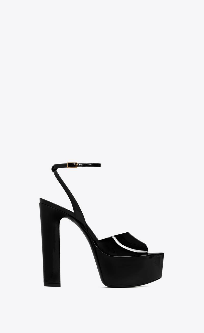 jodie platform sandals in patent leather - 1