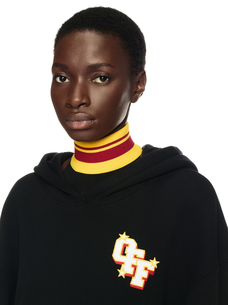 Black College Over Hoodie 5