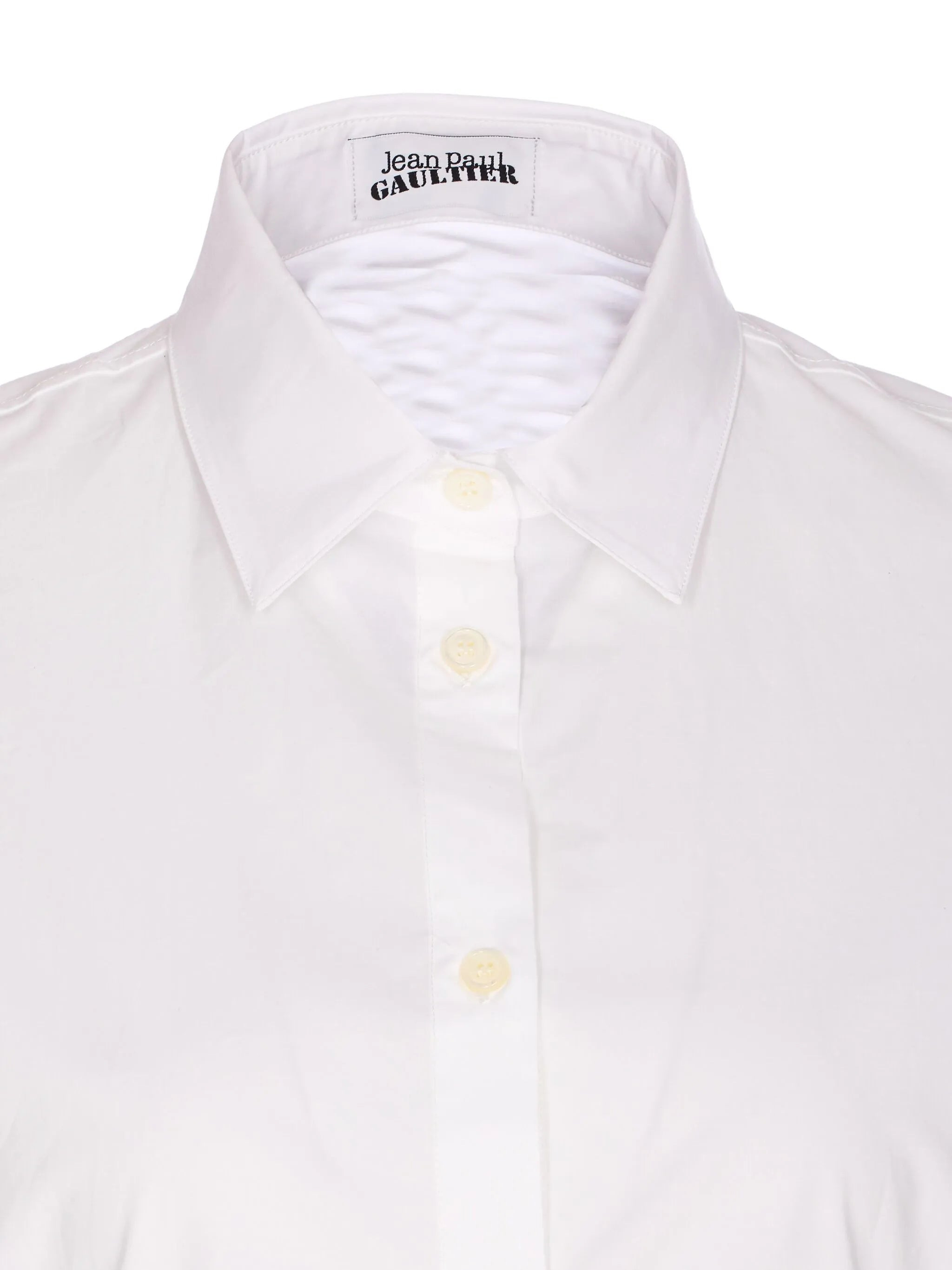 Jean Paul Gaultier Jaretekkes Button-front Logo-plaque Shirt - 4
