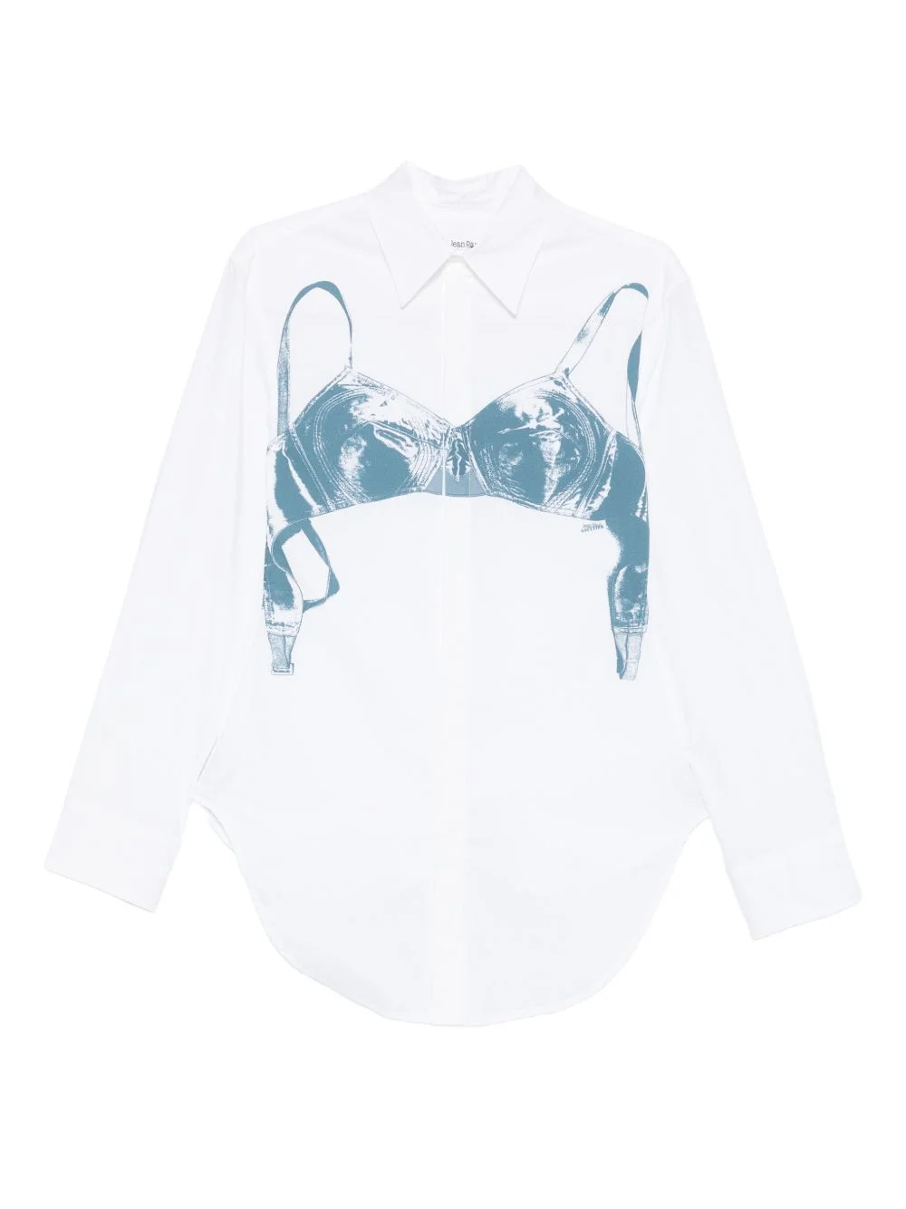 Bra-print cotton shirt - 1