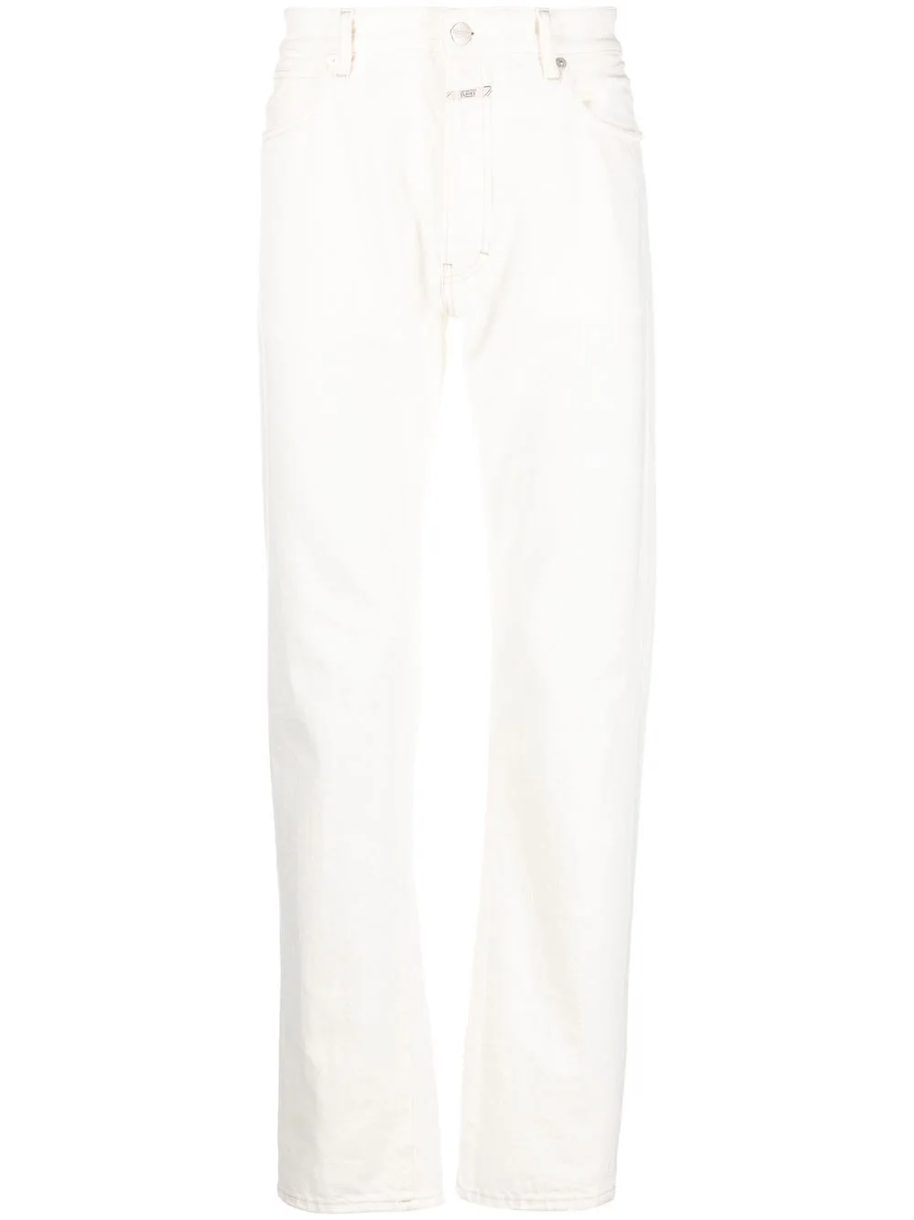 mid-rise slim-cut jeans - 1