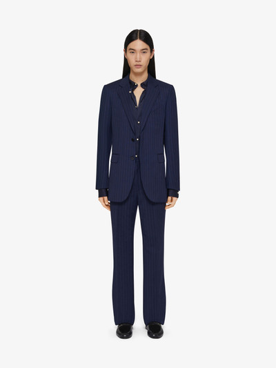 Givenchy SLIM FIT STRIPED TAILORED PANTS IN WOOL outlook