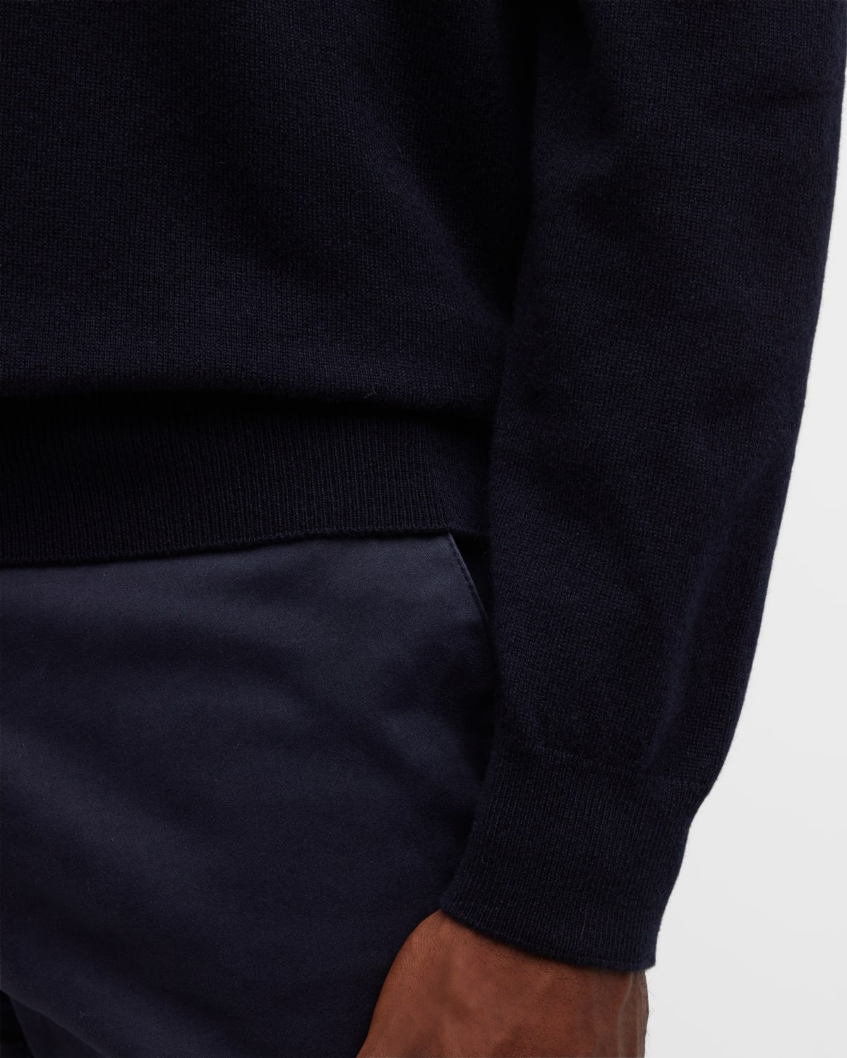 Men's Mezzocollo Baby Cashmere Quarter-Zip Sweater - 7