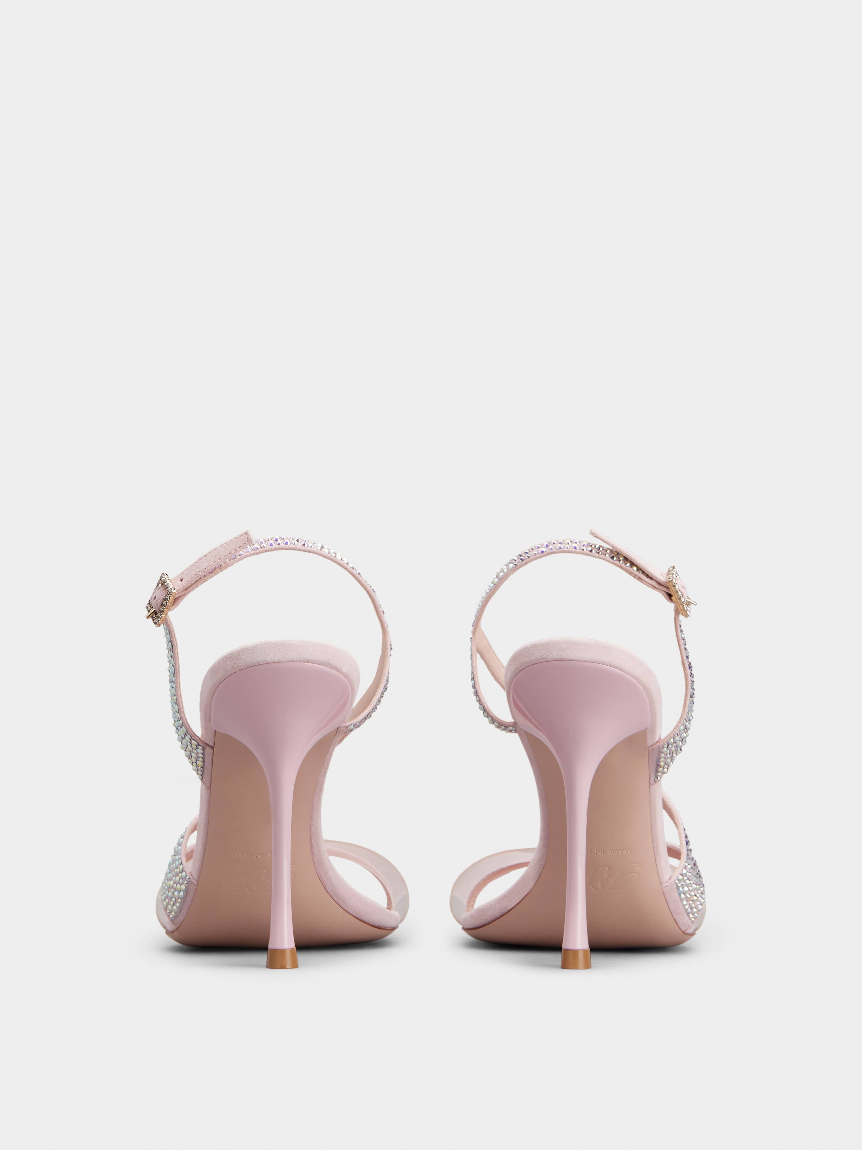 Roger Vivier I Love Vivier Bling Sandals in PVC and Suede