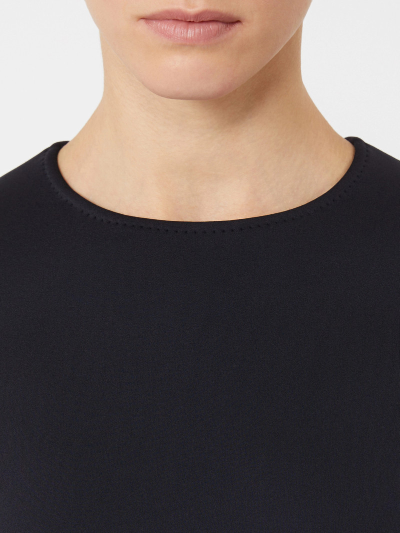 AGRESTE Short scuba jersey dress - ULTRAMARINE 5