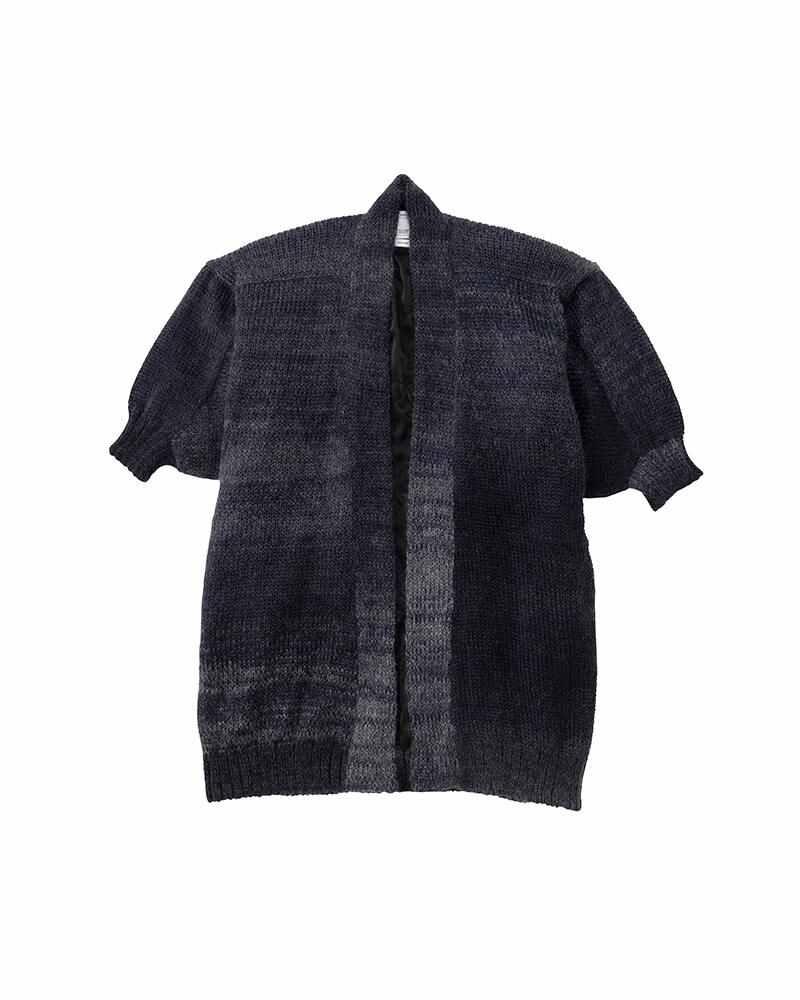 KIMONO KNIT GRADIENT (MOHAIR) NAVY - 1