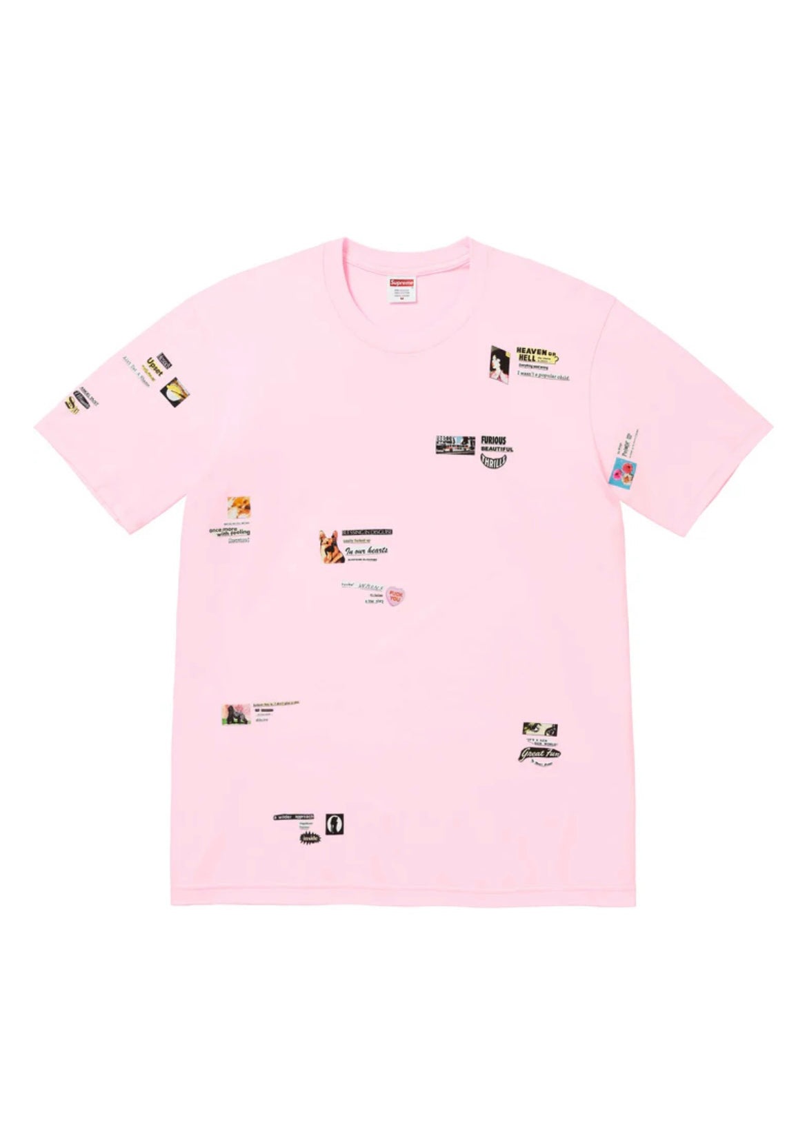 Supreme Pink Upset T-Shirt - 1