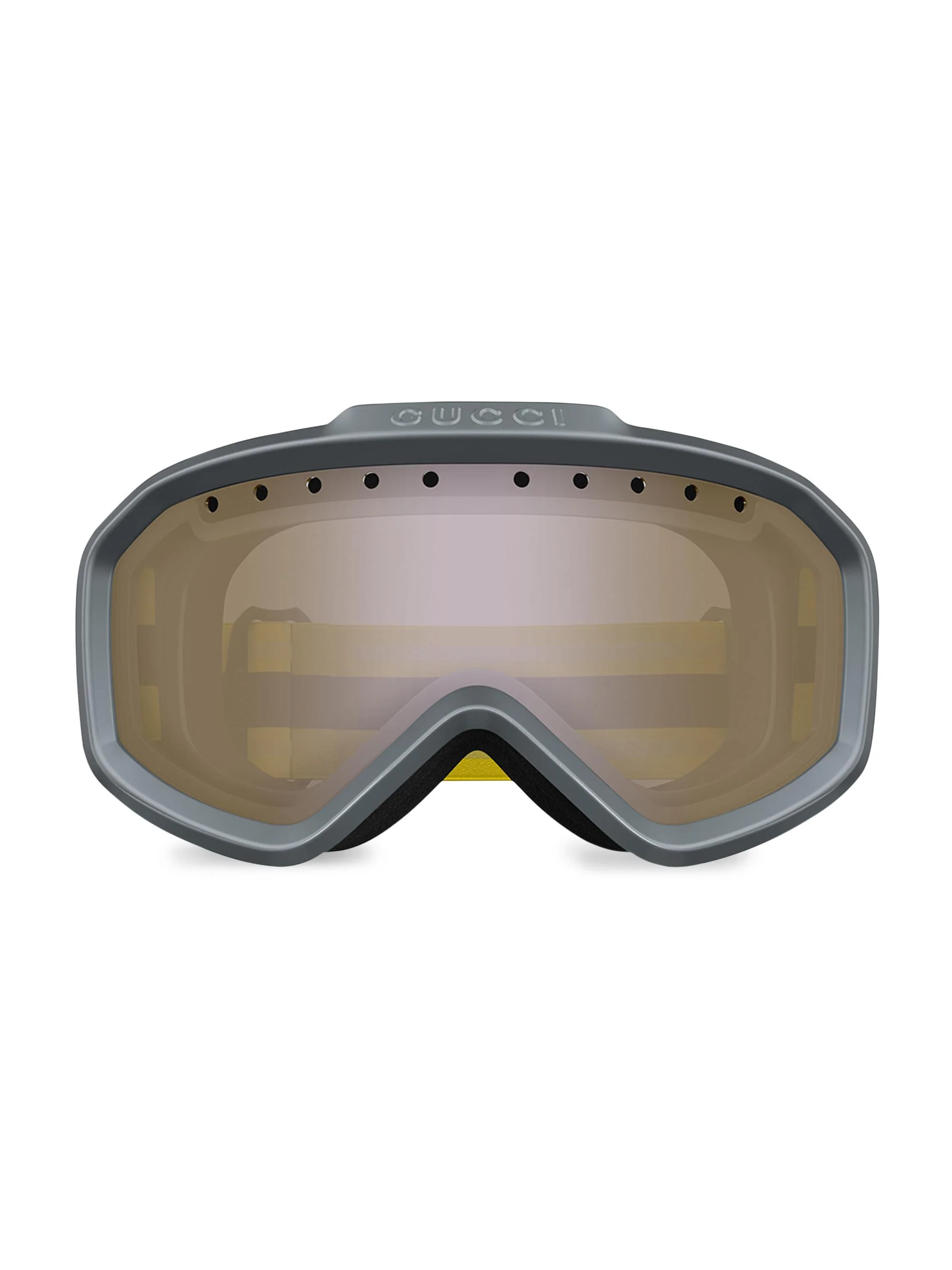 Men's Logo Shield Goggles - Yellow Grey - 1