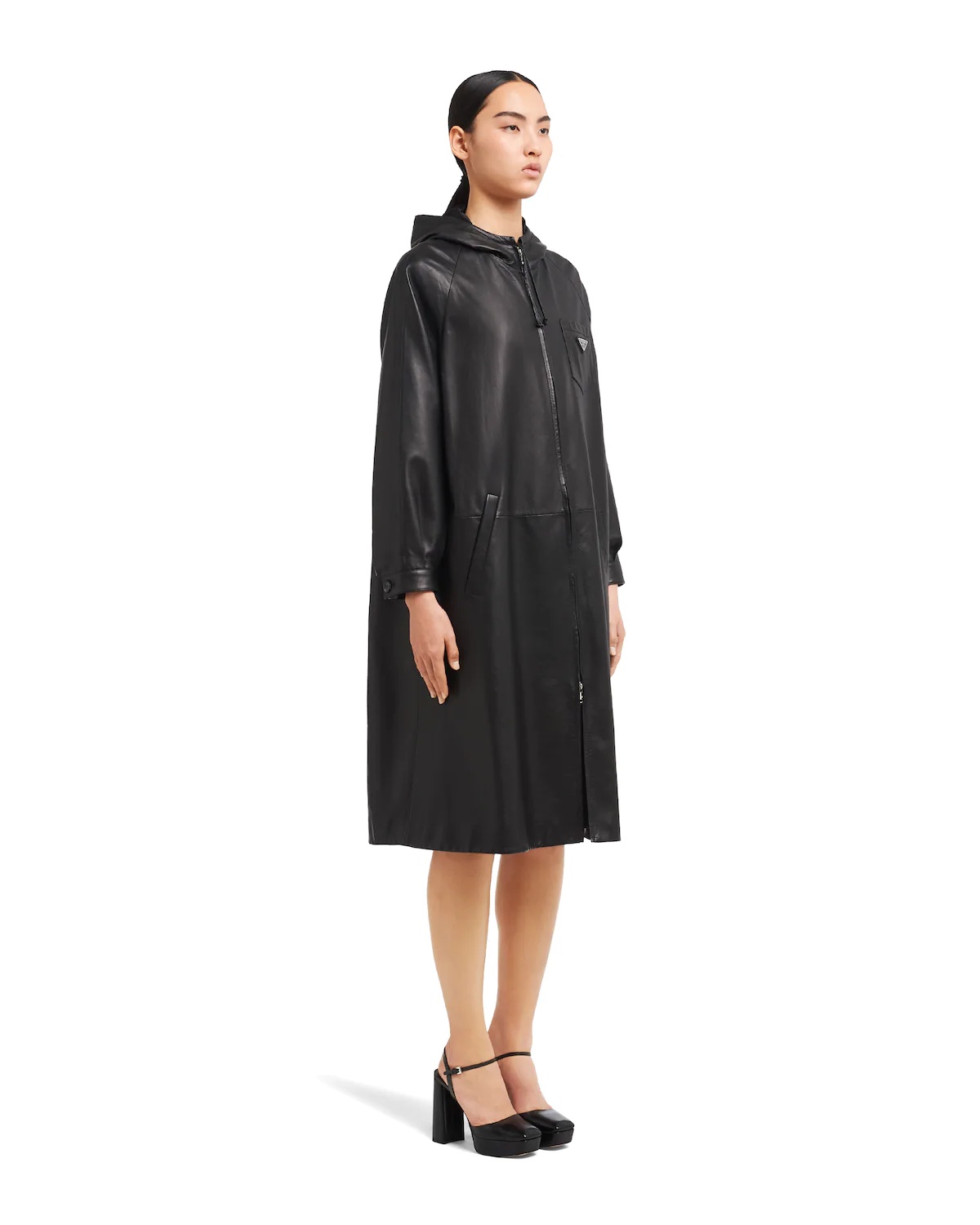 Light nappa leather coat - 3