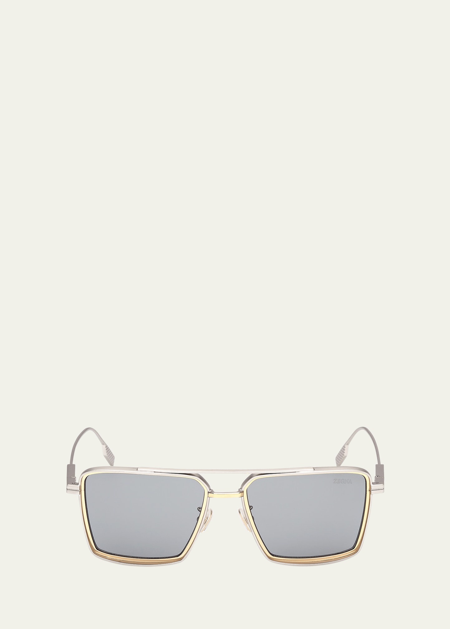 Men's Metal Aviator Sunglasses - 1