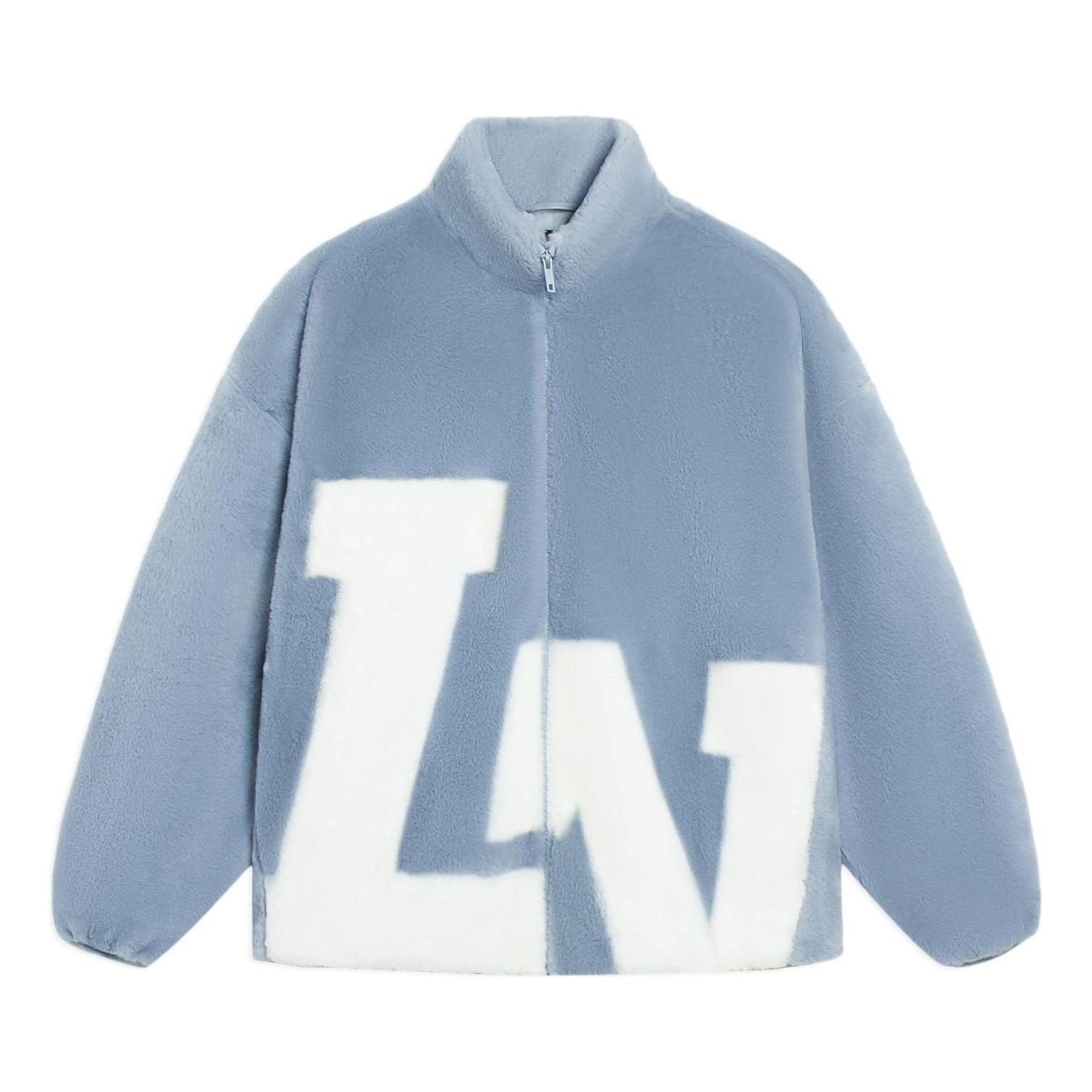 Li-Ning Big Logo Polar Fleece Jacket 'Sky Blue' AFDSD61-4 - 1