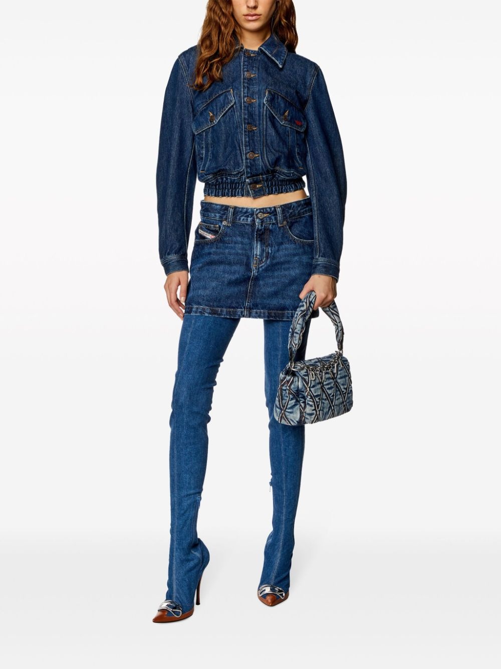 De-Ron low-rise denim miniskirt - 2