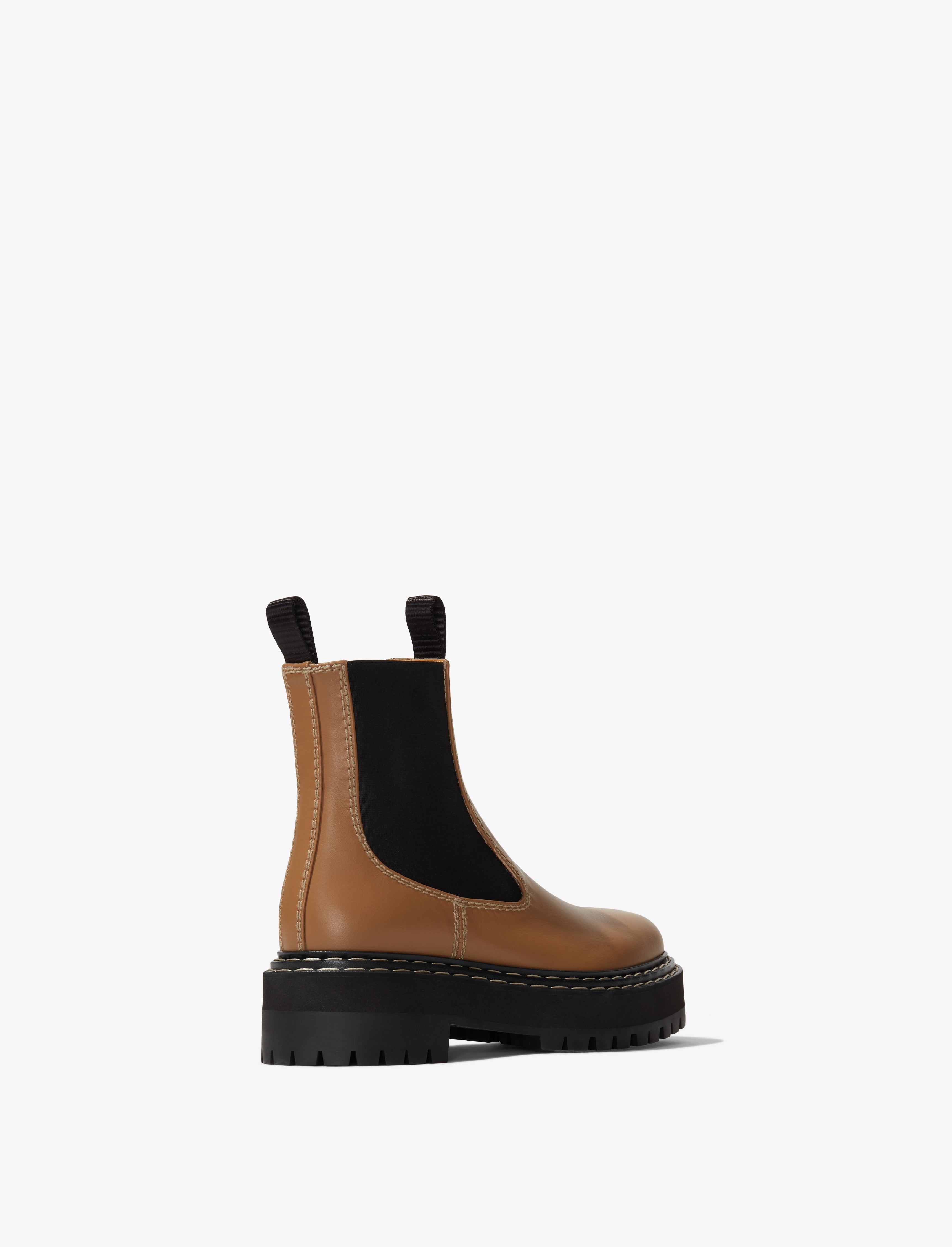 Lug Sole Platform Chelsea Boots - 3