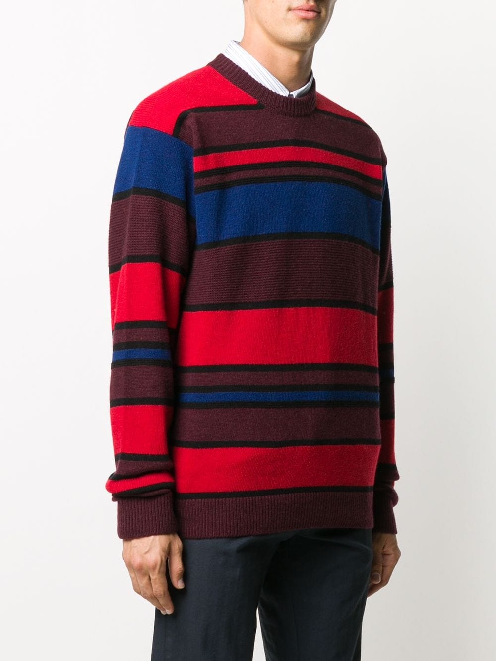 multicolour stripe jumper - 3