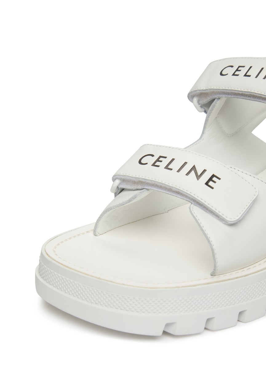 CELINE Celine Leo Scratch Sandal In Calfskin | 24s | REVERSIBLE