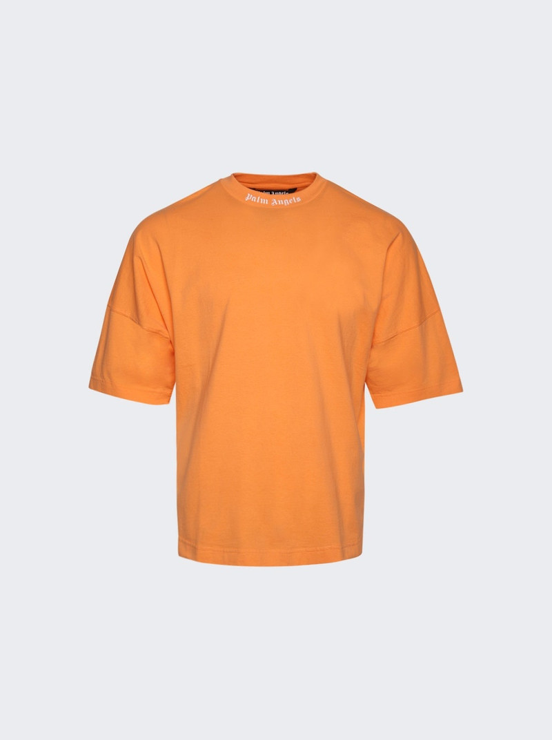 Classic Logo Mock Neck Over T-Shirt Orange - 1