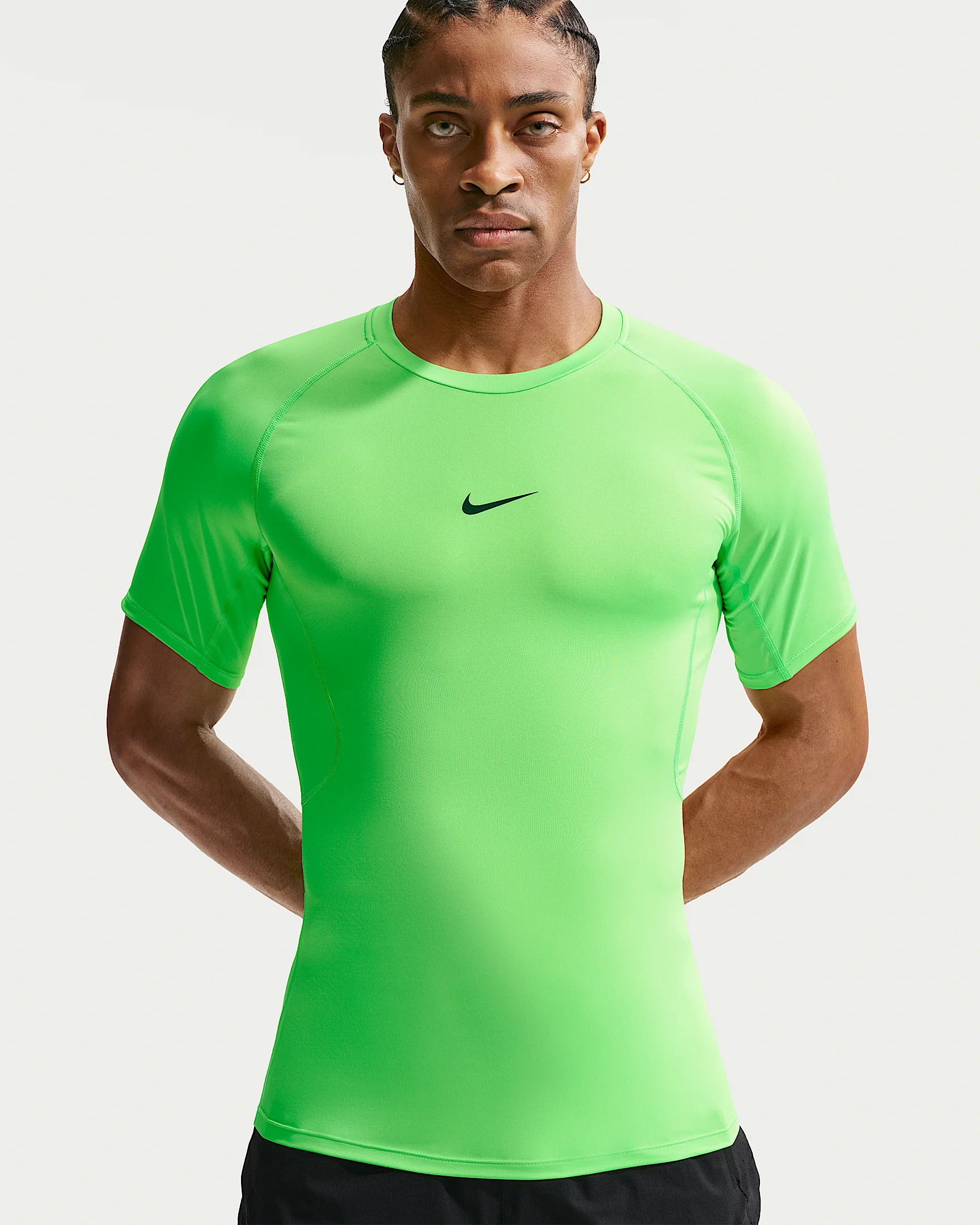 Nike Pro Men's Dri-FIT Tight Short-Sleeve Fitness Top - 1