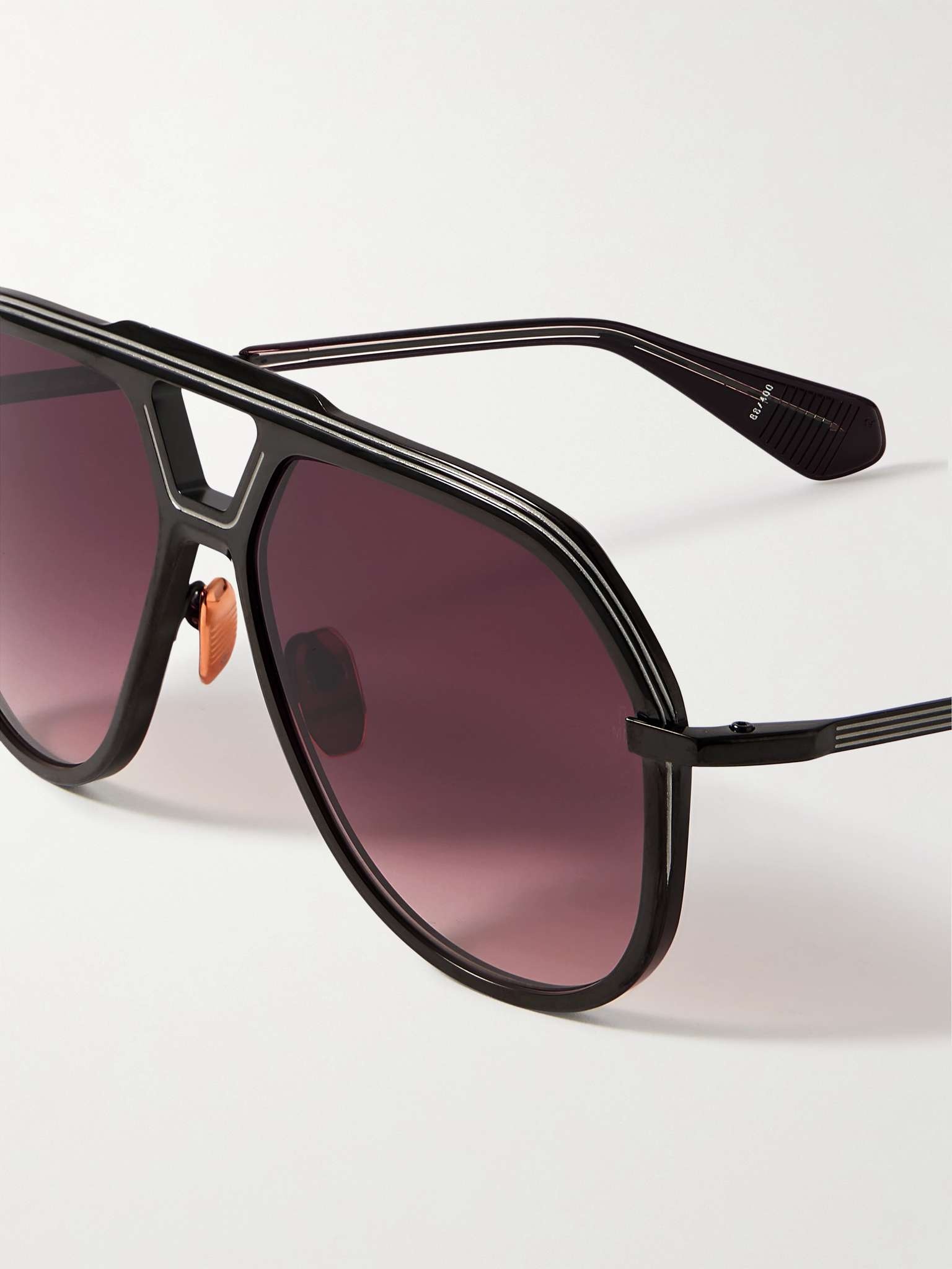 Lockheed Aviator-Style Titanium Sunglasses - 3
