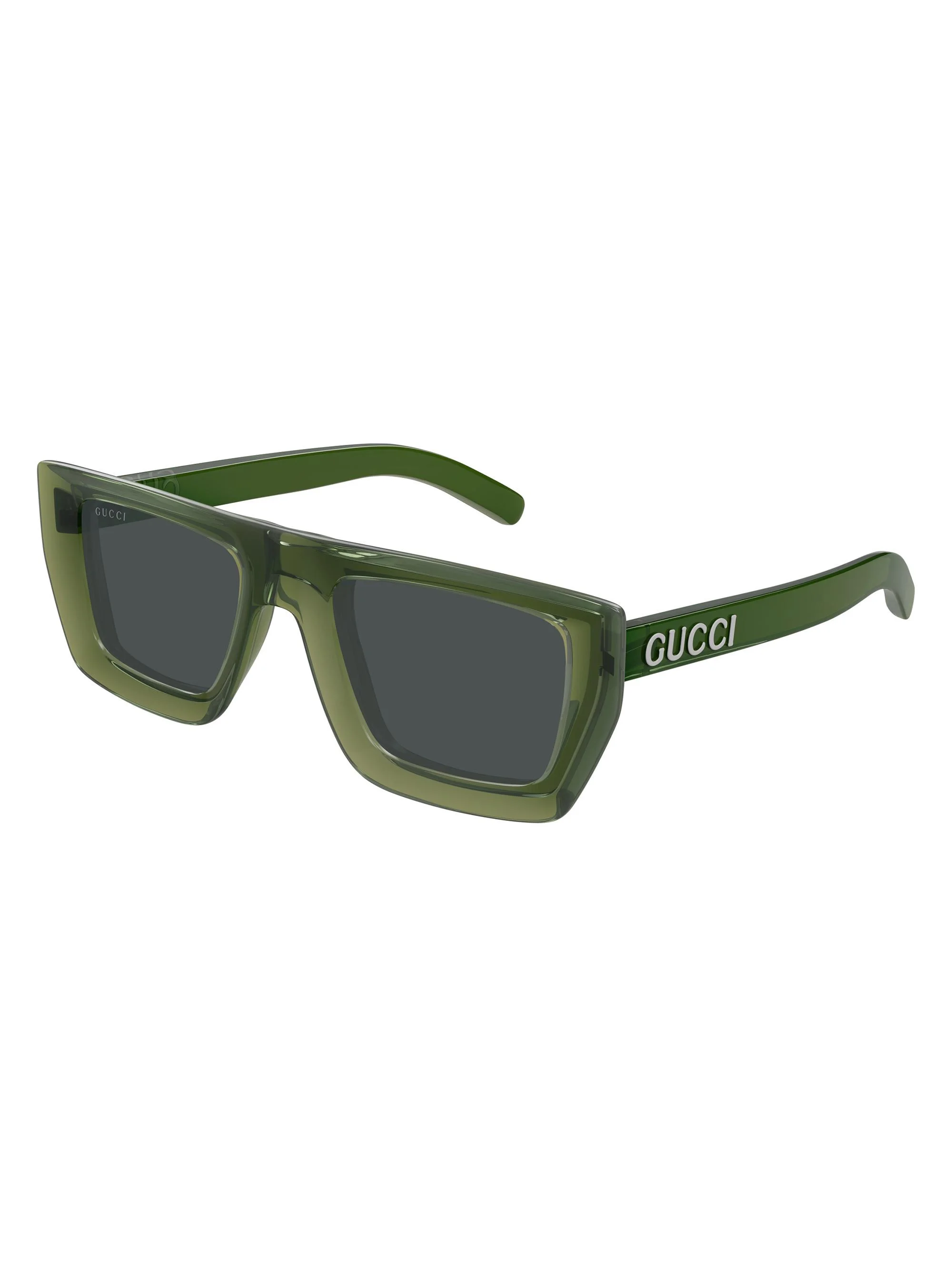Men's Sunset Boulevard GG1723S 51MM Rectangular Sunglasses - Grey Green - 1