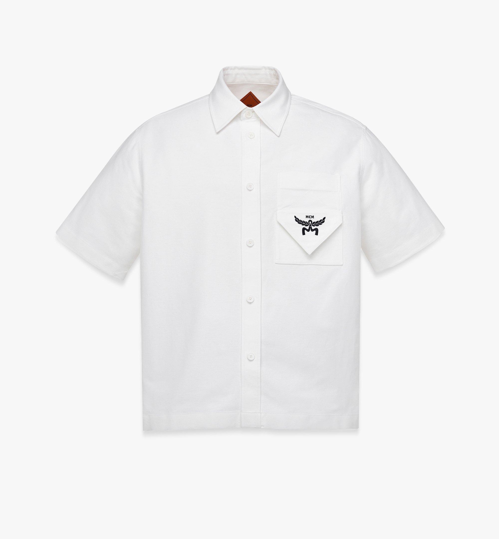 Logo Short Sleeve Oxford Shirt - 1