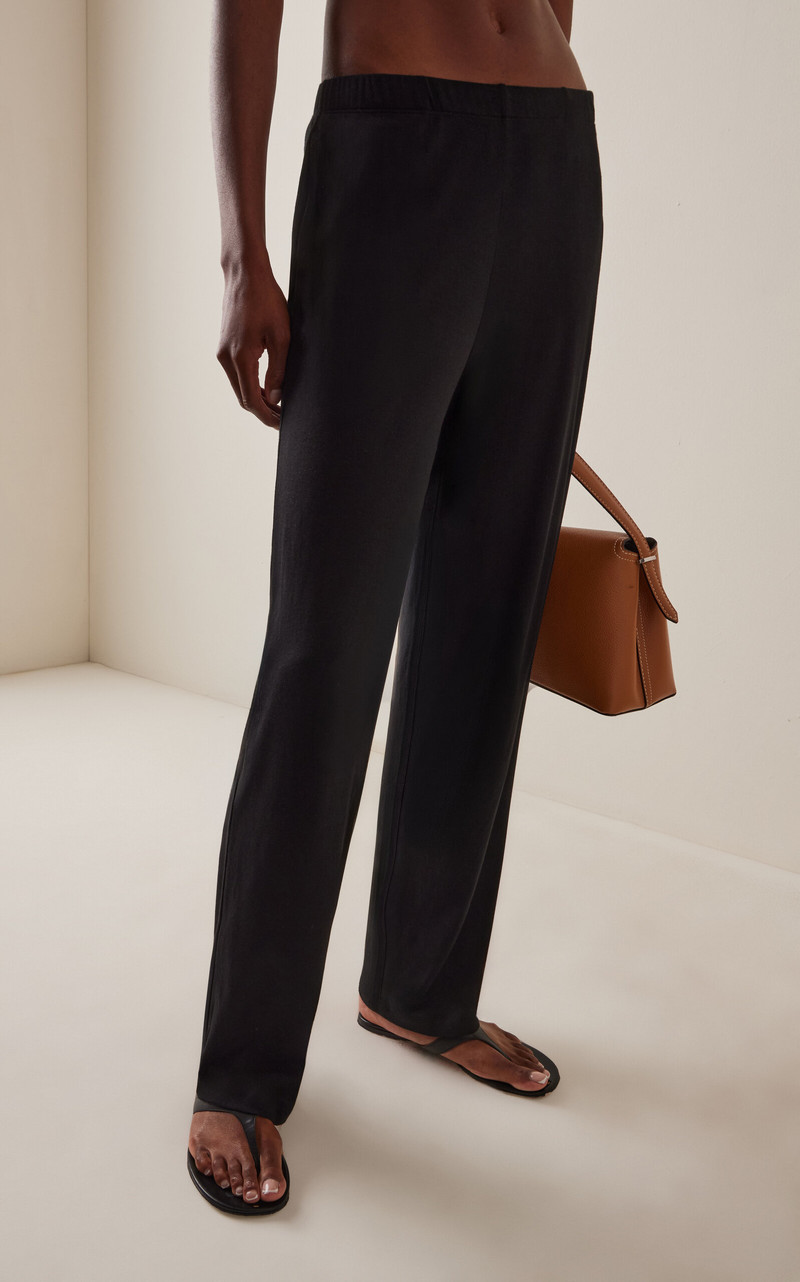 Sophie Cotton Straight-Leg Pants 3