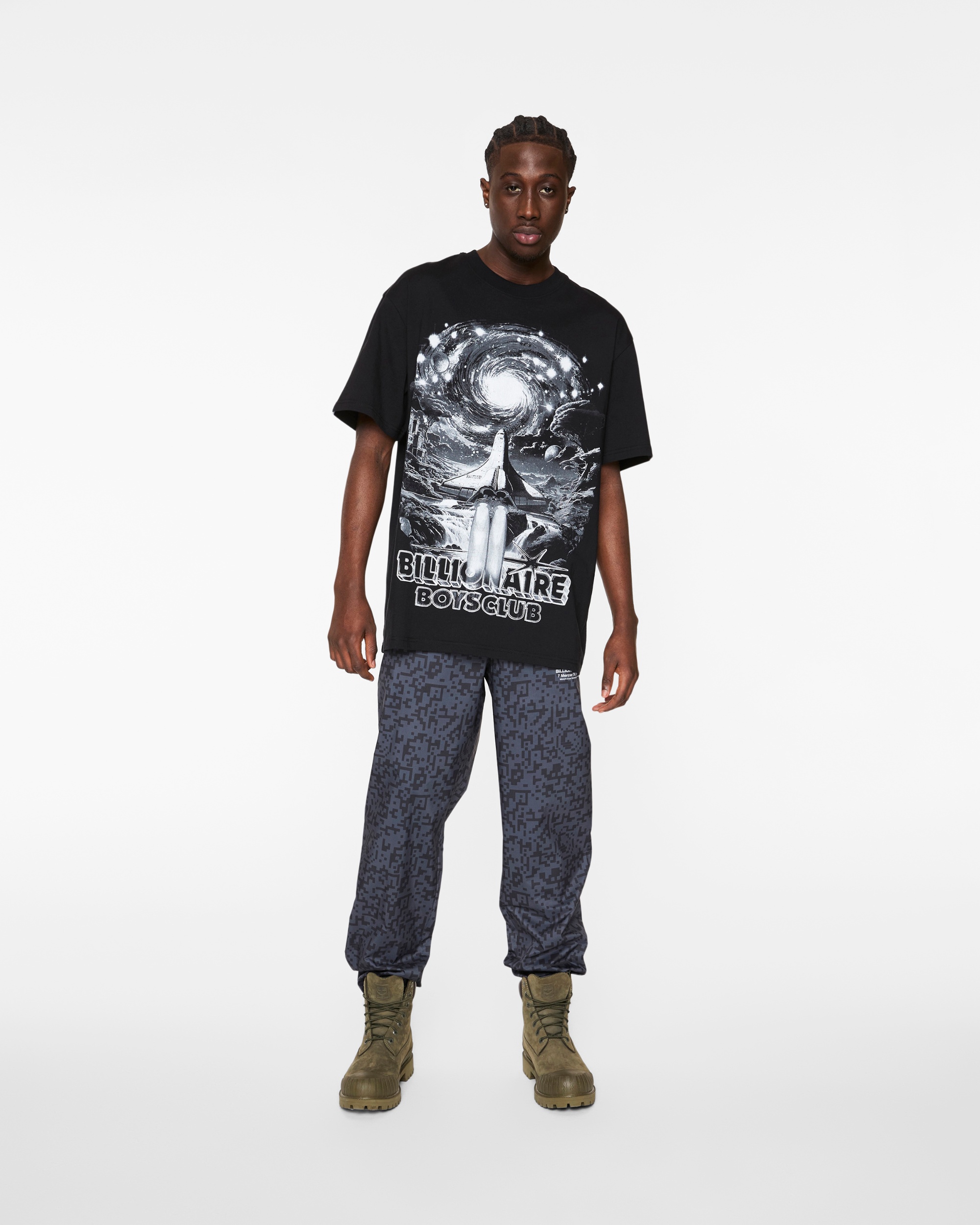 GRAY HORIZON OVERSIZED TEE - 3