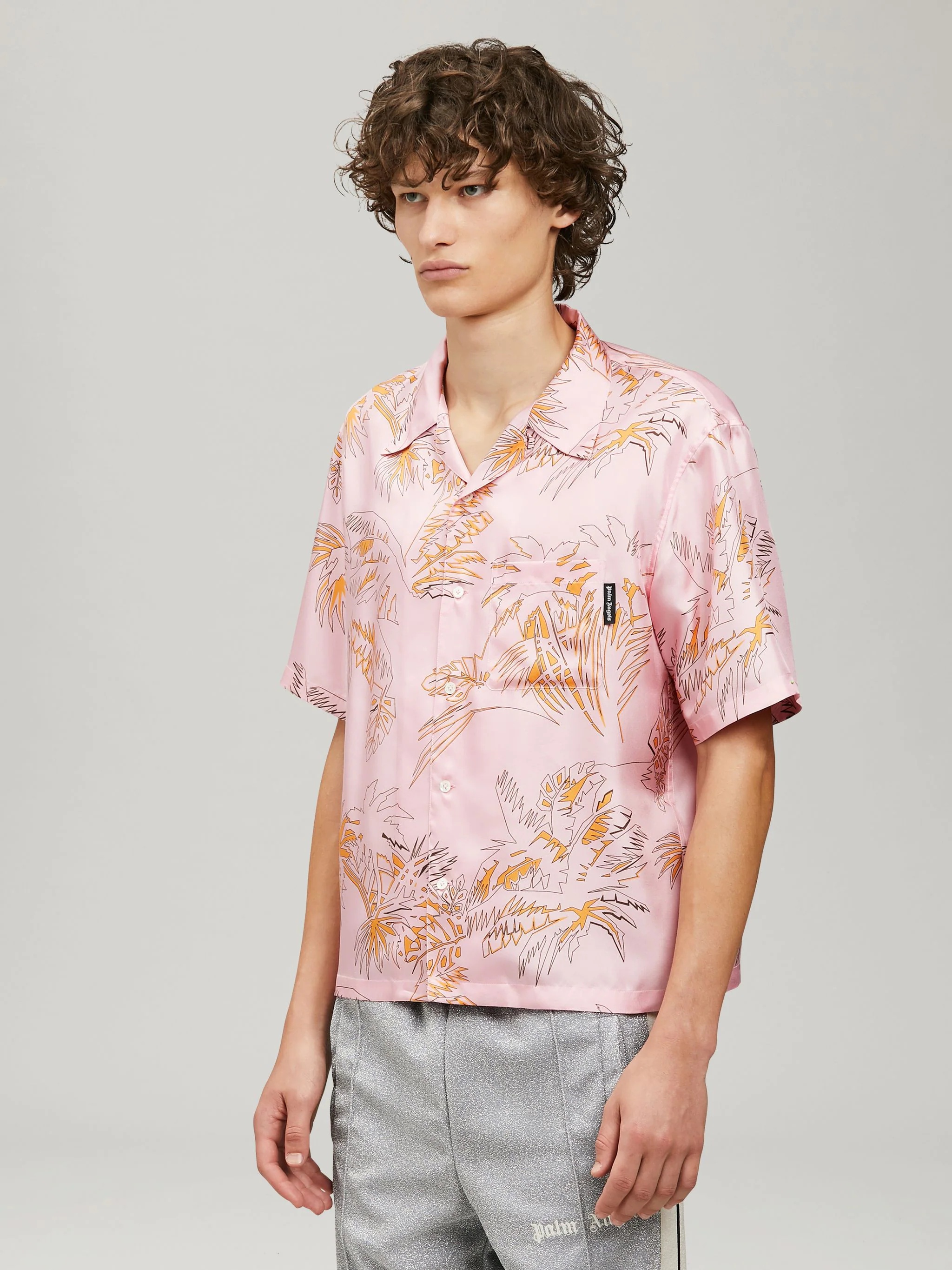 ABSTRACT PALMS BOWLING SHIRT - 4