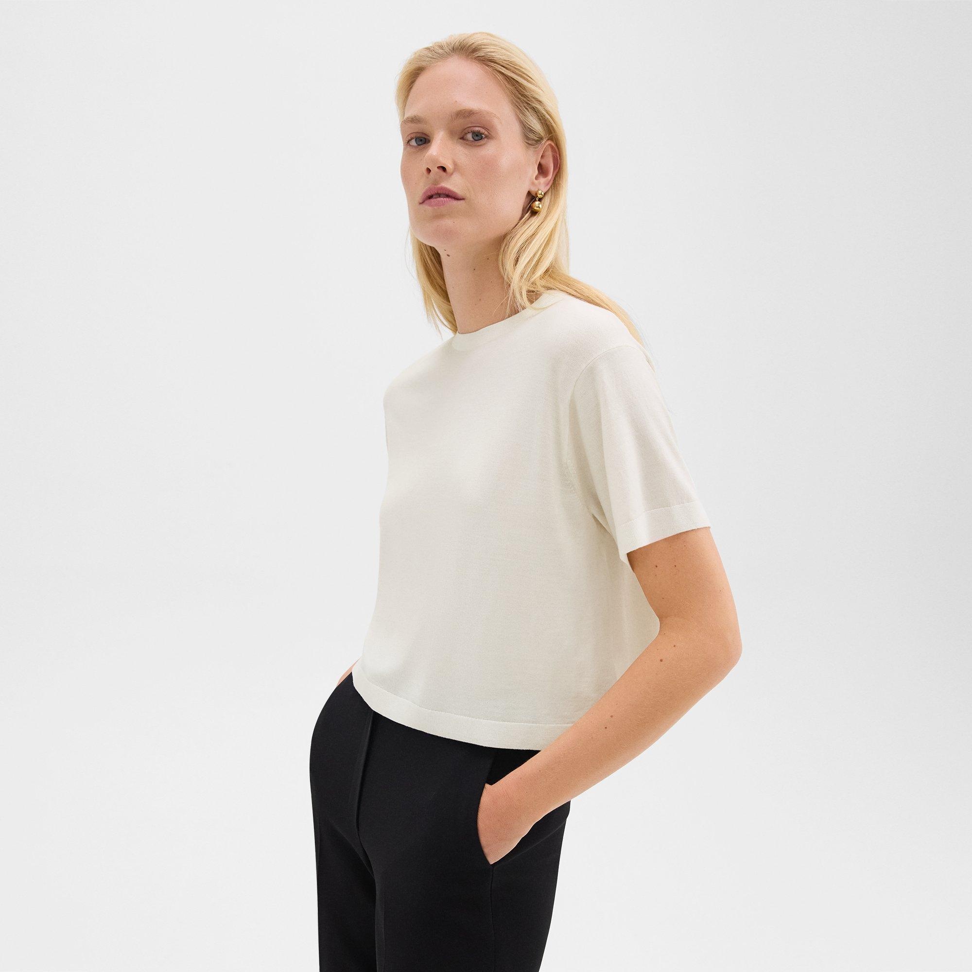 Boxy Tee in Regal Wool - 3