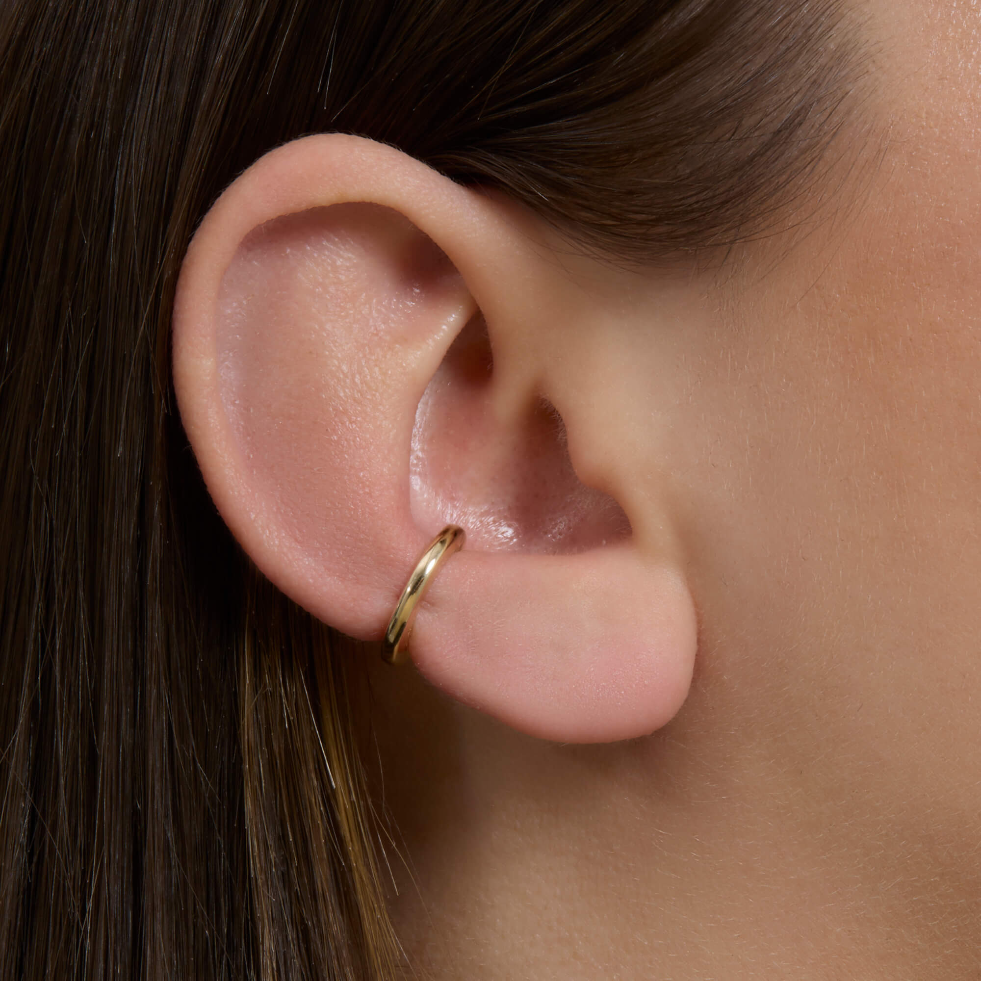 Small Puff Hinged Ear Cuff - 2