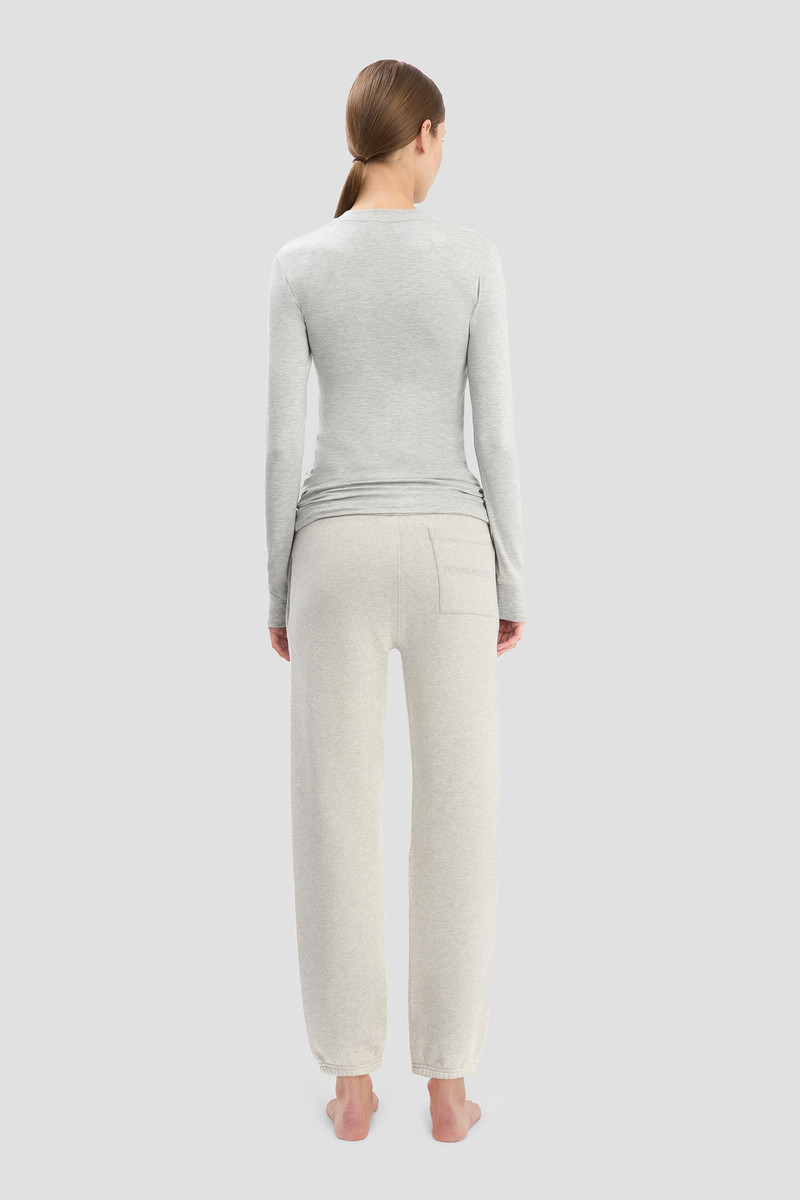Long Sleeve T-Shirt In Grey Marl 5
