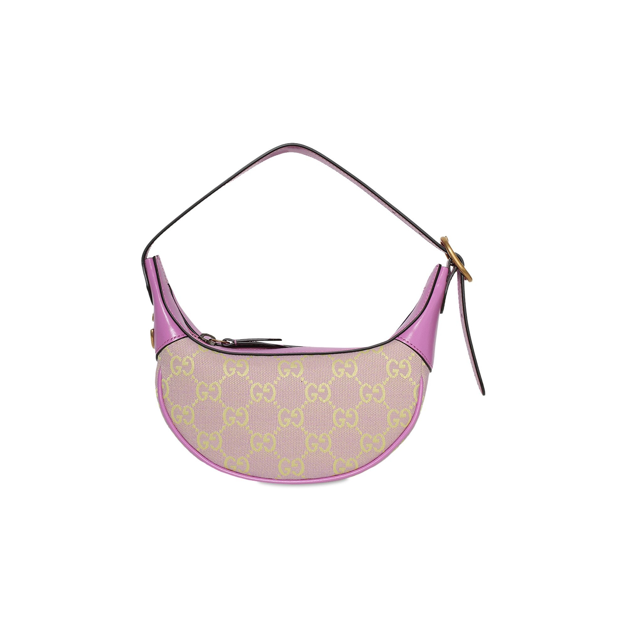 Gucci Ophidia Super Mini Shoulder Bag 'Lilac/Yellow' - 1