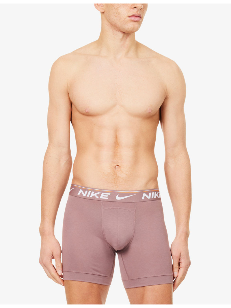 Nike Ultra Comfort Branded Pack Of Three Stretch-Woven Boxer Briefs outlook