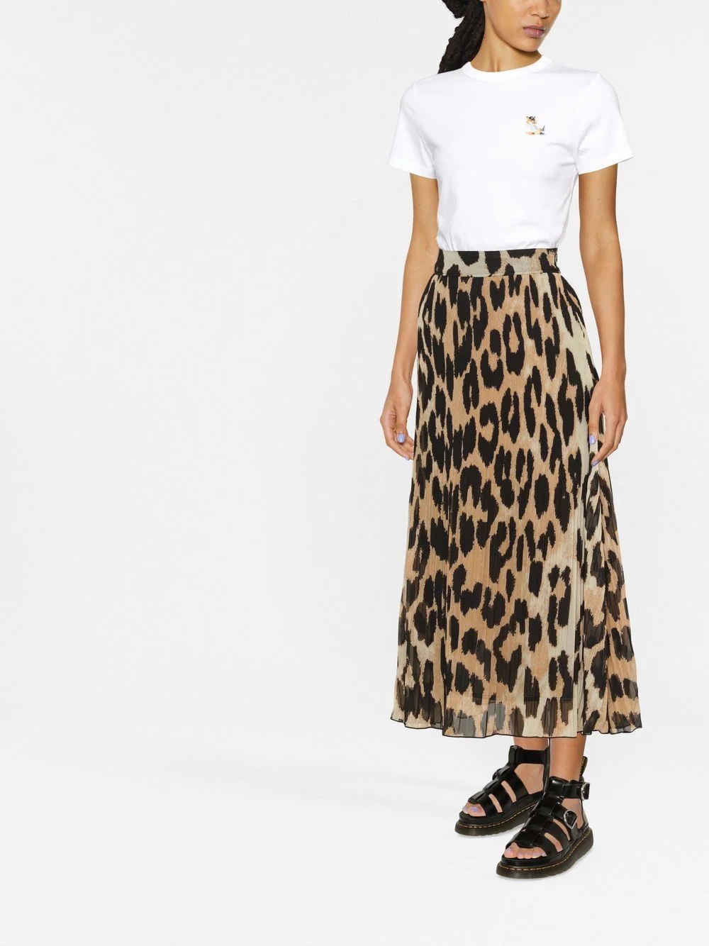 fox-motif T-shirt - 4