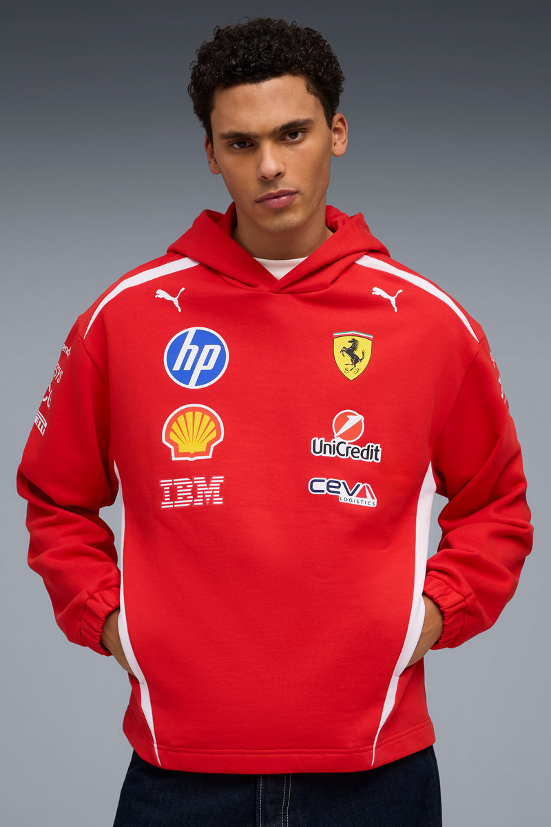 PUMA Scuderia Ferrari Men's Replica Driver's Hoodie outlook