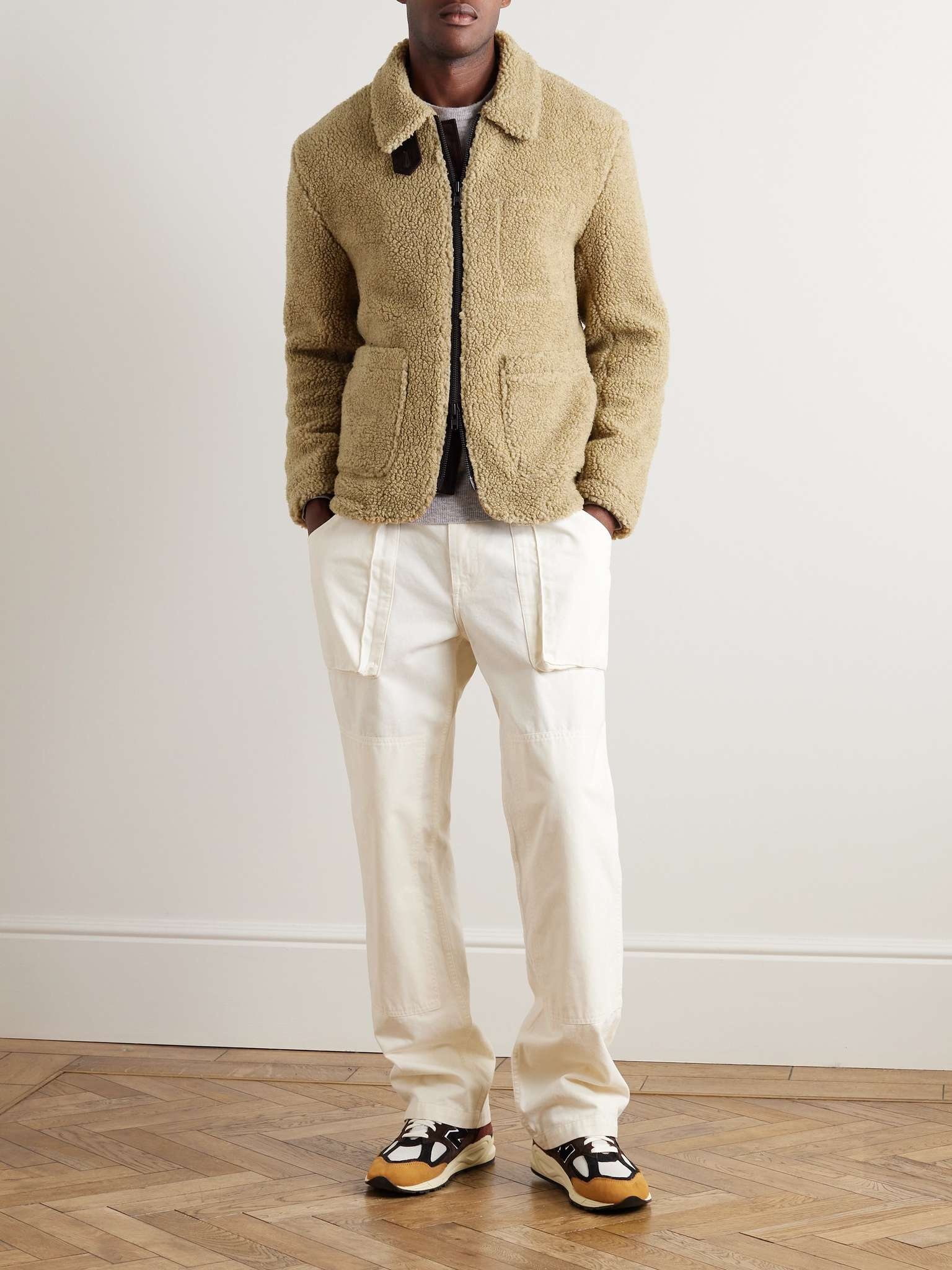 Lambeth Corduroy-Trimmed Fleece Jacket - 2